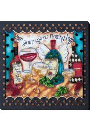 Midi Bead Embroidery Kit on Art Canvas "Friday"