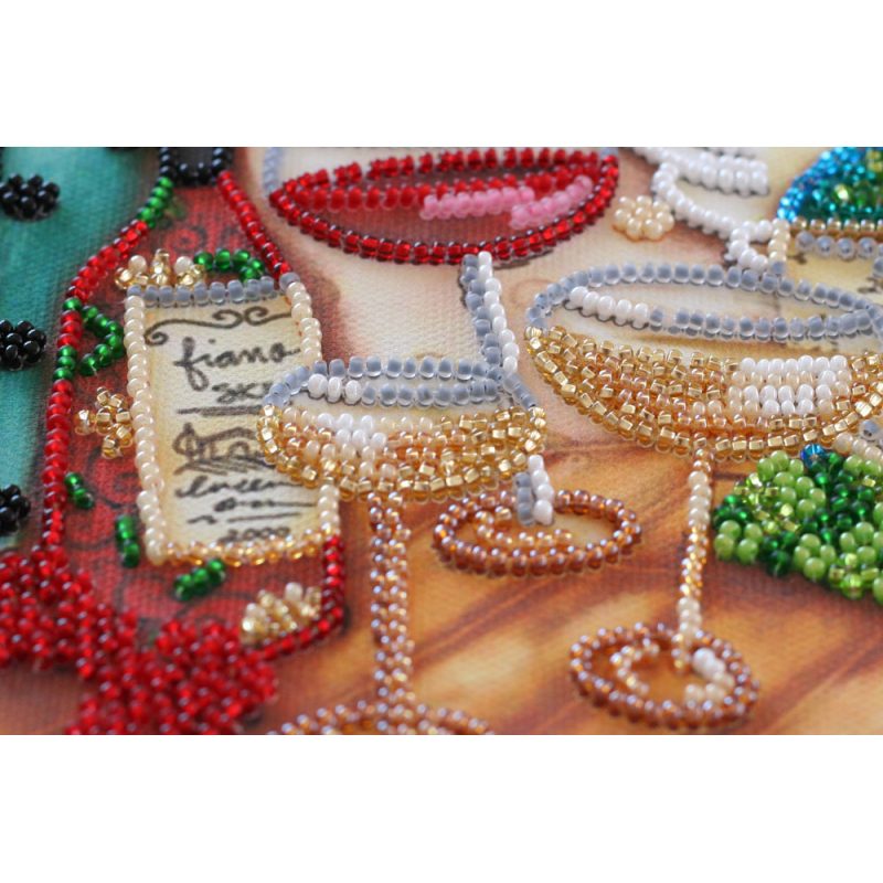 Midi Bead Embroidery Kit on Art Canvas "Friday"