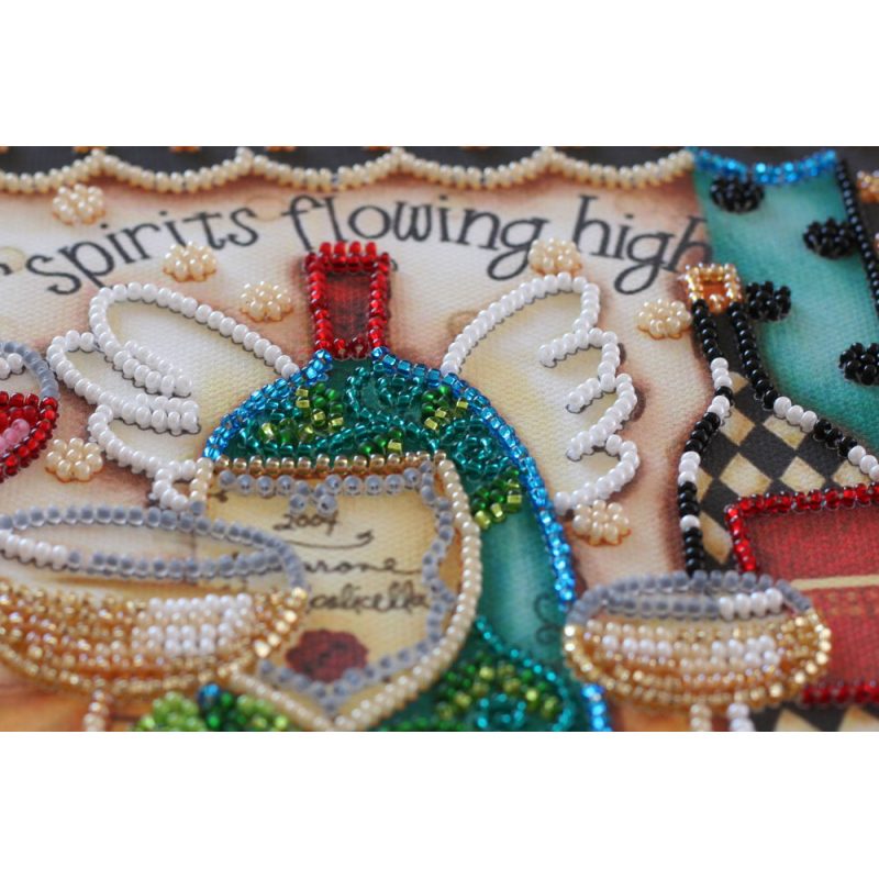 Midi Bead Embroidery Kit on Art Canvas "Friday"
