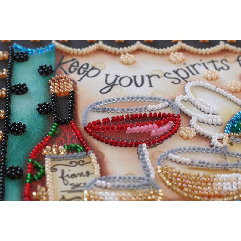 Midi Bead Embroidery Kit on Art Canvas "Friday"