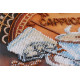 Midi Bead Embroidery Kit on Art Canvas "Сoffee and chocolate"