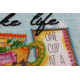 Midi Bead Embroidery Kit on Art Canvas "Coffee break"