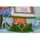 Midi Bead Embroidery Kit on Art Canvas "Coffee break"