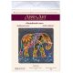Midi Bead Embroidery Kit on Art Canvas "Indian elephant"