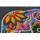 Midi Bead Embroidery Kit on Art Canvas "Indian elephant"