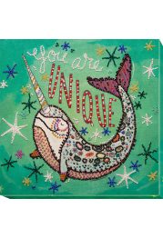 Midi Bead Embroidery Kit on Art Canvas "Unique..."
