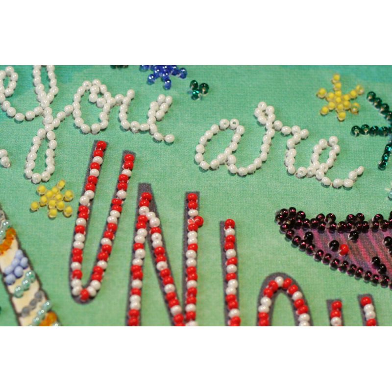 Midi Bead Embroidery Kit on Art Canvas "Unique..."