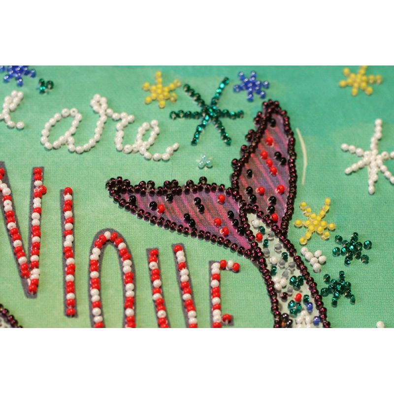 Midi Bead Embroidery Kit on Art Canvas "Unique..."