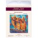 Midi Bead Embroidery Kit on Art Canvas "Funny trio"