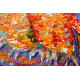 Midi Bead Embroidery Kit on Art Canvas "Funny trio"
