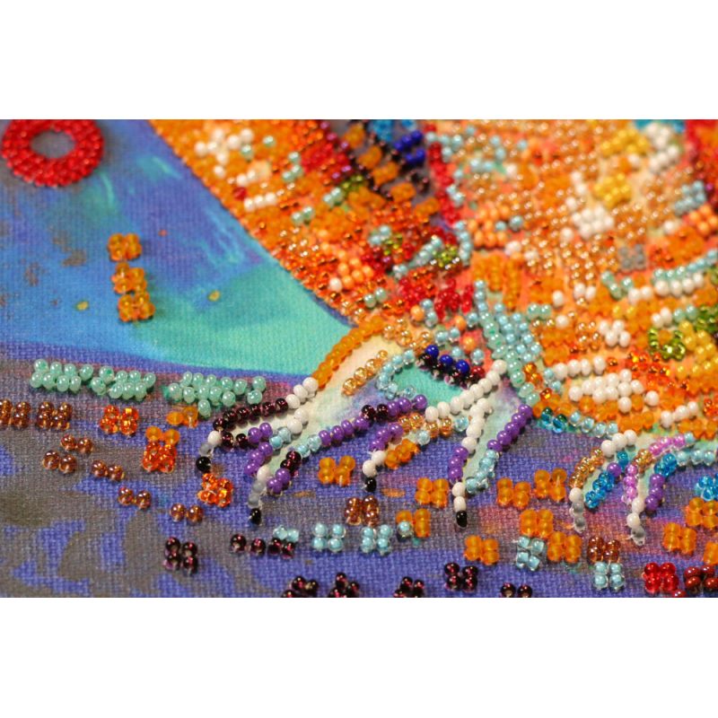 Midi Bead Embroidery Kit on Art Canvas "Funny trio"
