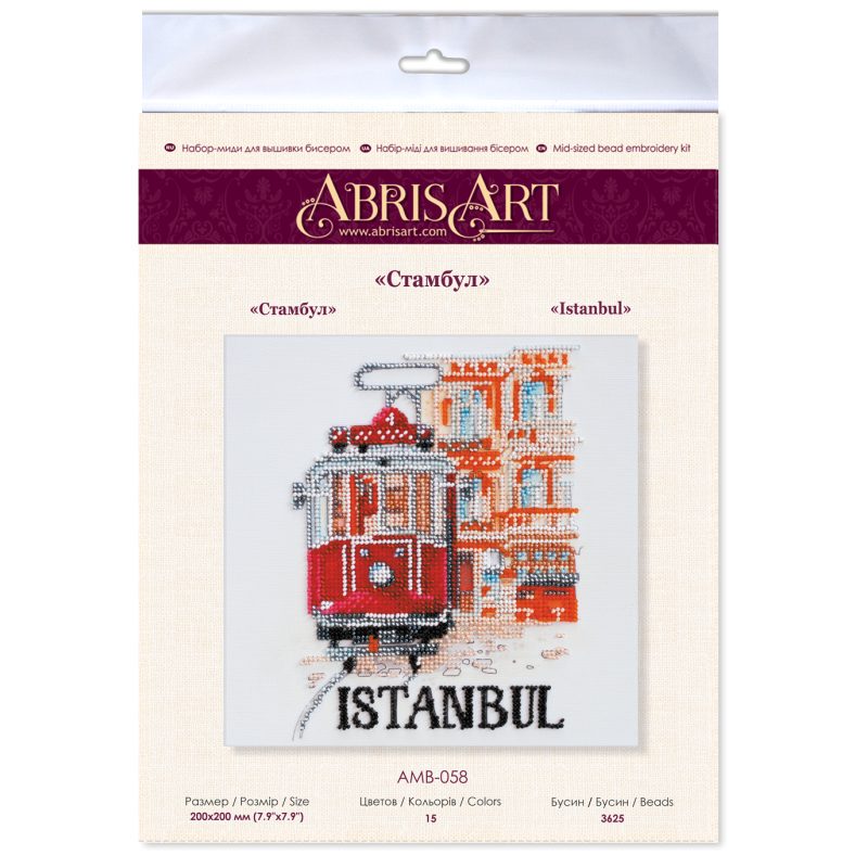 Midi Bead Embroidery Kit on Art Canvas "Istanbul"