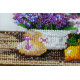 Midi Bead Embroidery Kit on Art Canvas "Lavander`s aroma"