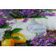 Midi Bead Embroidery Kit on Art Canvas "Lavander`s aroma"