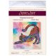 Midi Bead Embroidery Kit on Art Canvas "Playful kitten"