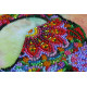 Midi Bead Embroidery Kit on Art Canvas "Playful kitten"