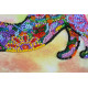 Midi Bead Embroidery Kit on Art Canvas "Playful kitten"