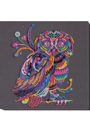Midi Bead Embroidery Kit on Art Canvas "Once upon a night"