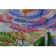 Midi Bead Embroidery Kit on Art Canvas "Сhina rose"