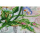 Midi Bead Embroidery Kit on Art Canvas "Сhina rose"