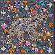 Midi Bead Embroidery Kit on Art Canvas "Under the star of hapiness"