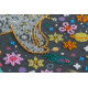 Midi Bead Embroidery Kit on Art Canvas "Under the star of hapiness"