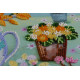 Midi Bead Embroidery Kit on Art Canvas "April morning"