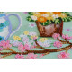 Midi Bead Embroidery Kit on Art Canvas "April morning"