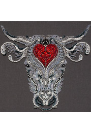 Midi Bead Embroidery Kit on Art Canvas "Calf"