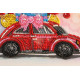 Midi Bead Embroidery Kit on Art Canvas "Gift Machine"