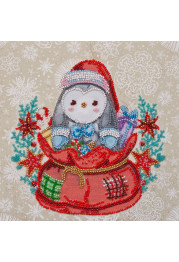 Midi Bead Embroidery Kit on Art Canvas "Here I am!"