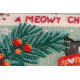 Midi Bead Embroidery Kit on Art Canvas "Meowy"