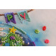 Midi Bead Embroidery Kit on Art Canvas "Happy winter"