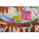 Midi Bead Embroidery Kit on Art Canvas "Happy winter"