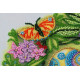 Midi Bead Embroidery Kit on Art Canvas "Easter wreath"