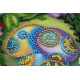 Midi Bead Embroidery Kit on Art Canvas "Easter wreath"
