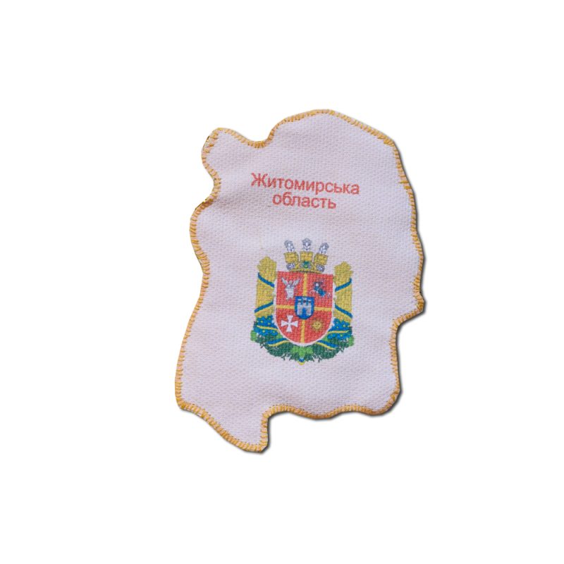 Набір-магніт для вишивання бісером "Мапа України «Житомирська область»"