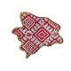 Map of Ukraine Bead Embroidery Magnet Kit "Zaporizhzhya region"