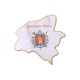 Map of Ukraine Bead Embroidery Magnet Kit "Zaporizhzhya region"