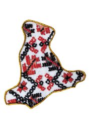 Map of Ukraine Bead Embroidery Magnet Kit "Kiev region"