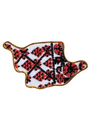 Map of Ukraine Bead Embroidery Magnet Kit "Kirovohrad region"