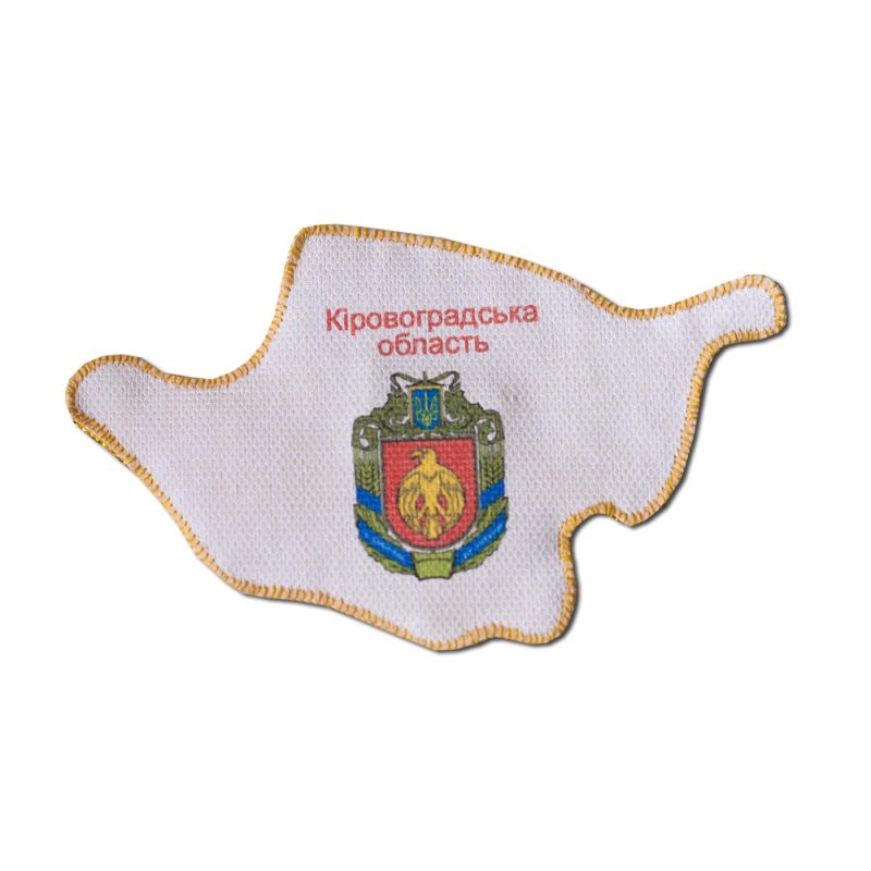 Набір-магніт для вишивання бісером "Мапа України «Кіровоградська область»"