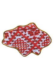 Map of Ukraine Bead Embroidery Magnet Kit "Poltava region"