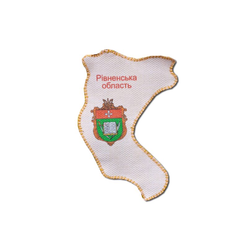 Map of Ukraine Bead Embroidery Magnet Kit "Rivne region"