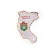 Map of Ukraine Bead Embroidery Magnet Kit "Rivne region"