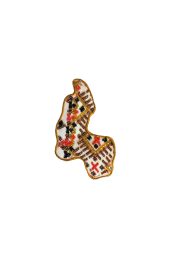 Map of Ukraine Bead Embroidery Magnet Kit "Sumy region"