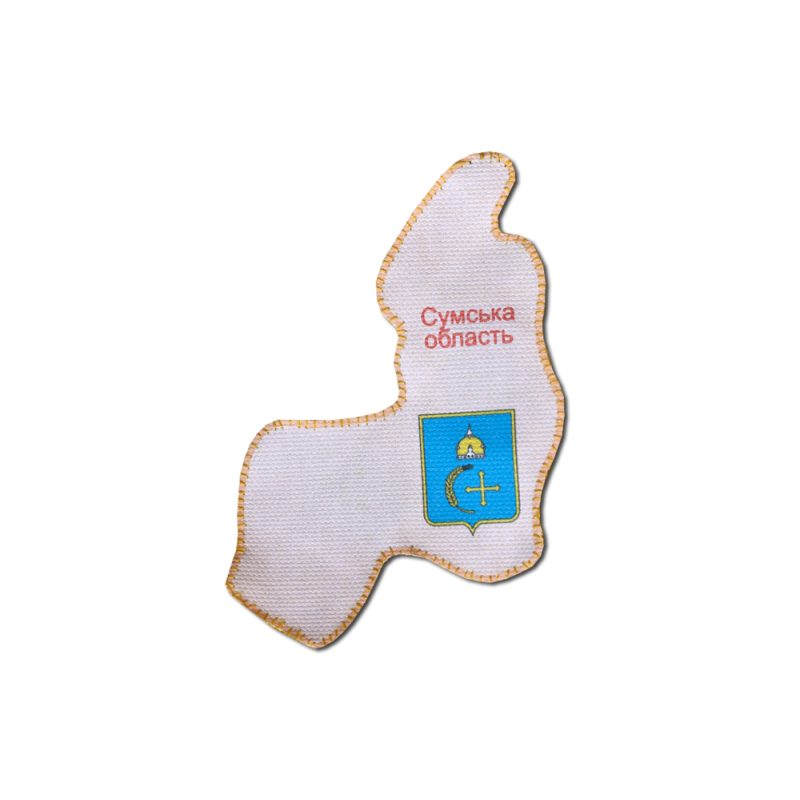 Map of Ukraine Bead Embroidery Magnet Kit "Sumy region"