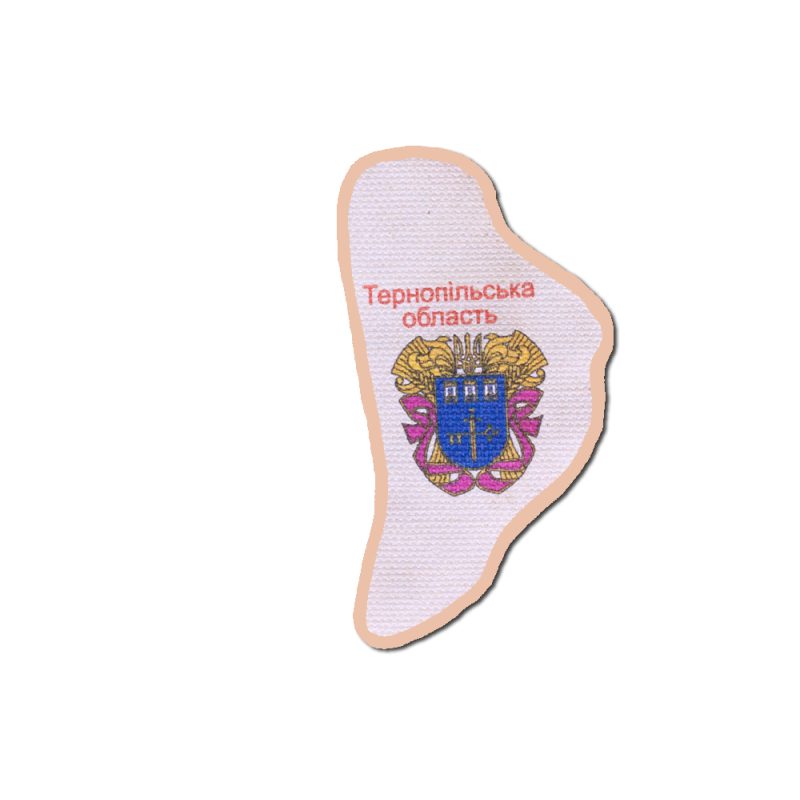 Map of Ukraine Bead Embroidery Magnet Kit "Ternopil region"