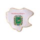 Map of Ukraine Bead Embroidery Magnet Kit "Kharkiv region"