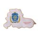 Набір-магніт для вишивання бісером "Мапа України «Херсонська область»"